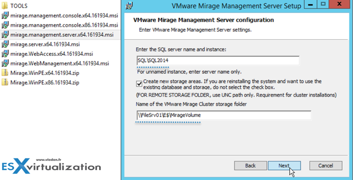 Mirage Management Server