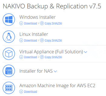 Nakivo 7.5 Trial Download