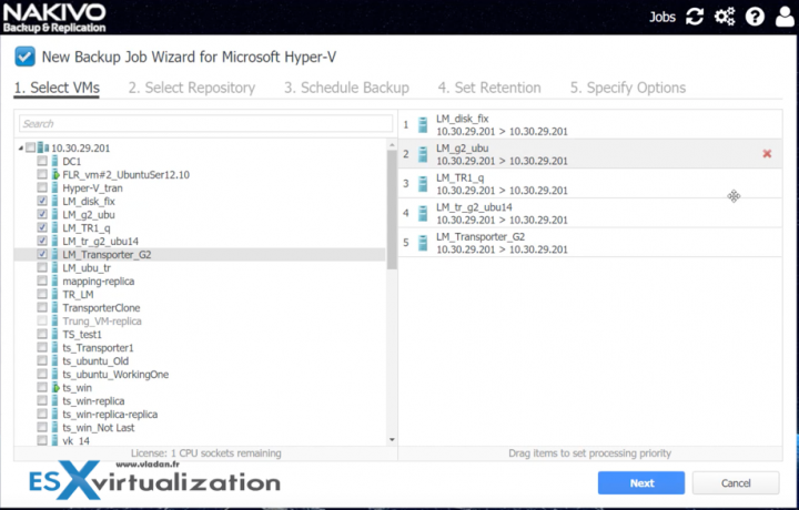 Nakivo Backup 7 with Hyper-V Support