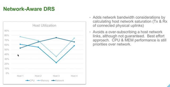 VMware vSphere 6.5 - Network Aware DRS