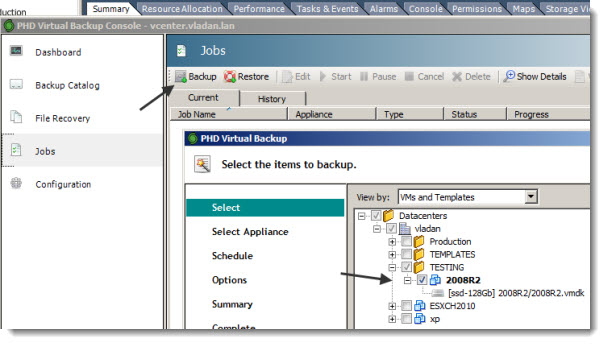 Review of PHD Virtual Backup 5.1 for VMware vSphere 4.1