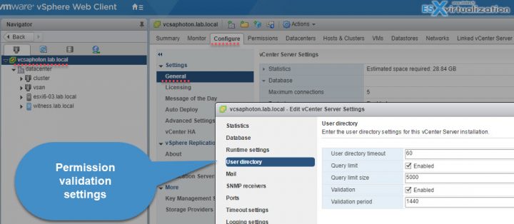 VCP6.5-DCV Permissoin validation settings