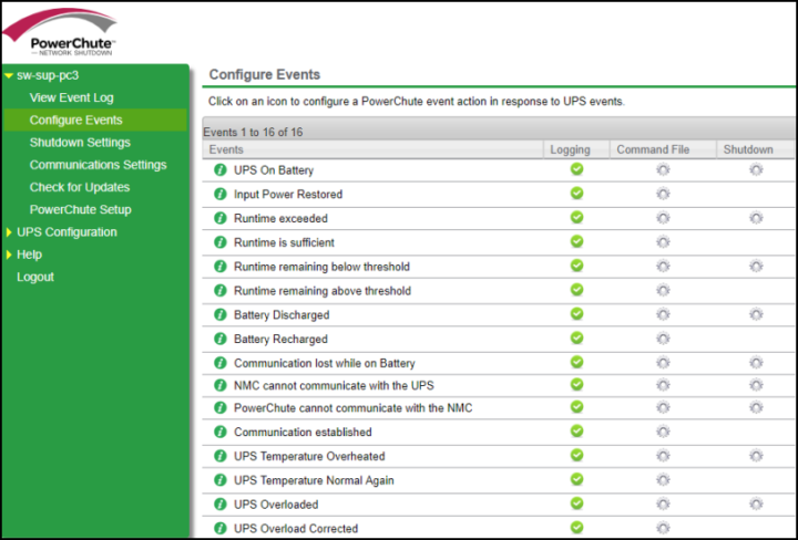 StarWind VSAN and PowerChute configuration