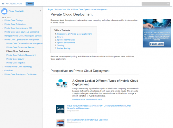 Private Cloud Deployment