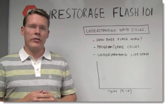 PureStorag flash array - Explanation different Flash drives etc