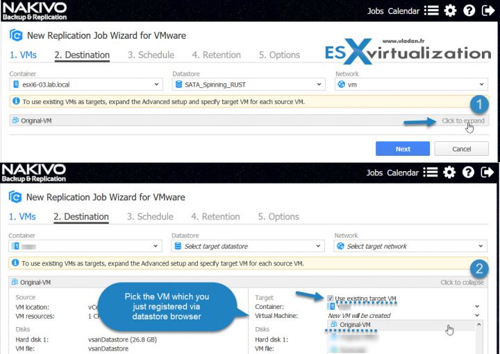 Replication of VMs to Remote Site via Seeding Option