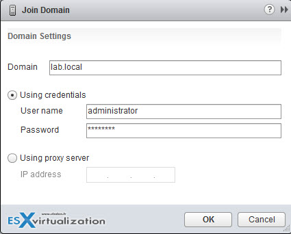 Reset password for ESXi host