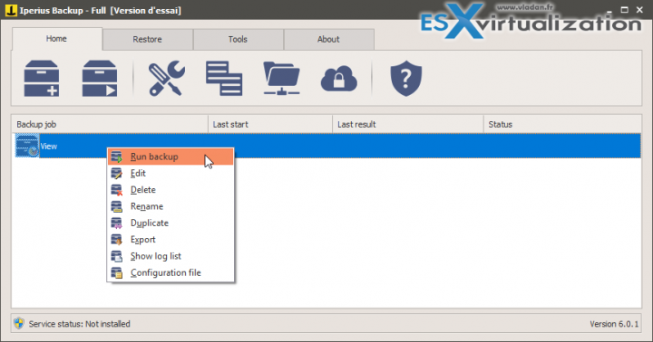 iperius backup vmware esxi