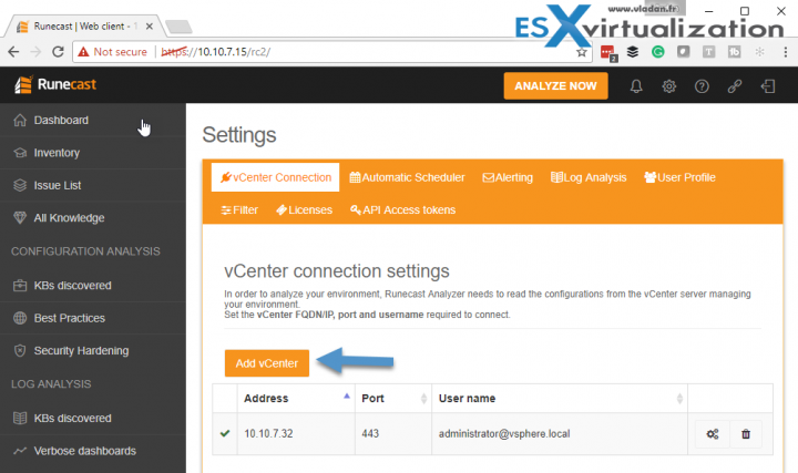 Runecast Analyzer