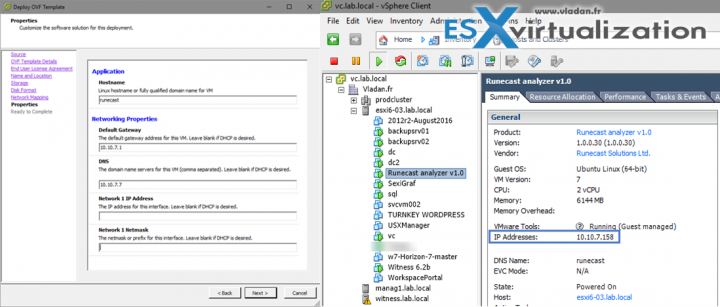 Runecast Analyzer simlple deployment