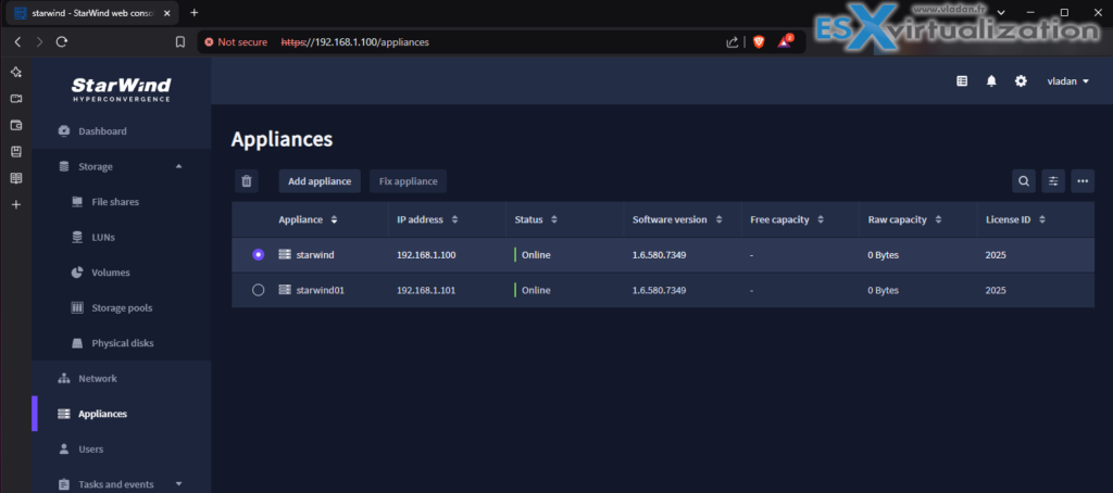 StarWind VSAN with new UI and deployment options - ESX Virtualization