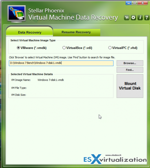 Stellar Phoenix Virtual Machine Data Recovery