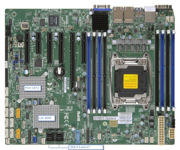 Supermicro X10SRH-CLN4F board