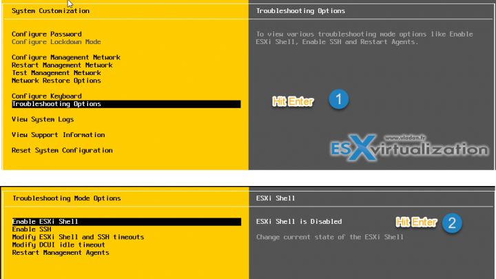 Three Ways to Enable ESXi Shell