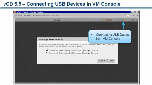 USB Devices in vCloud Director