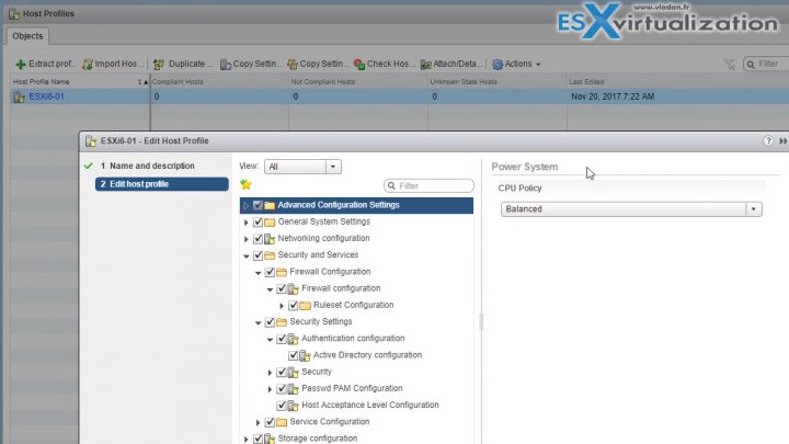 VCP6.5-DCV - Apply permissions to ESXi Hosts using Host Profiles