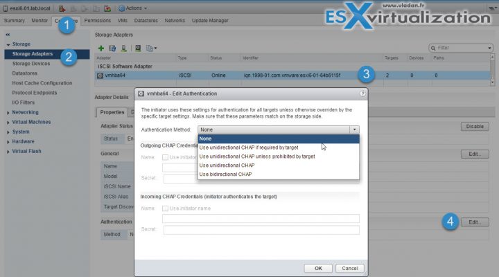 VCP6.5-DCV Enable CHAP