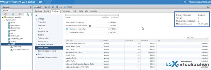 VCP6.5-DCV monitoring NIOC