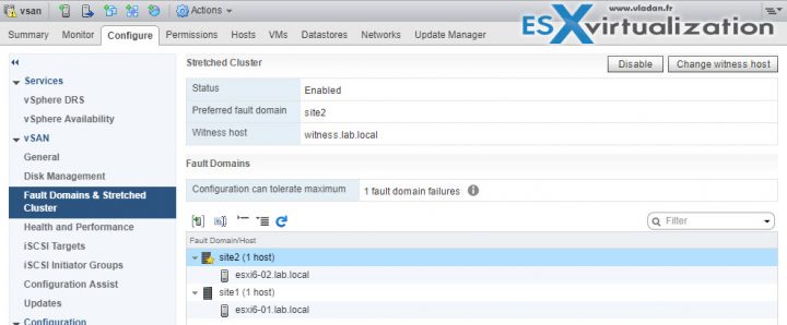 VCP6.5-DCV vSAN Fault Domain