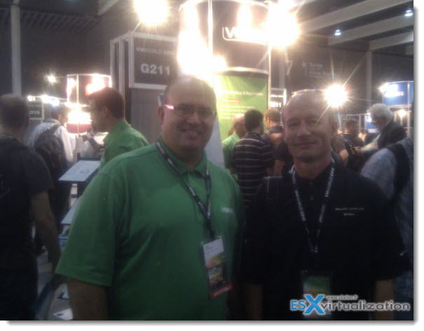 Veeam's Stand - Rick Vanover and Vladan