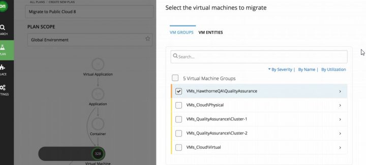 VM to migrate