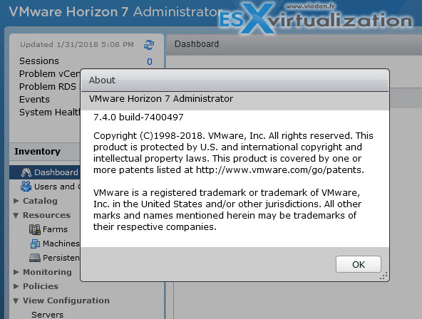 VMware Horizon 7.4