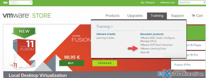 VMware Learning Zone