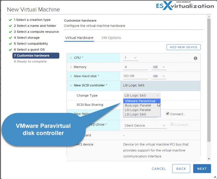 VMware PVSCSI as a Boot drive