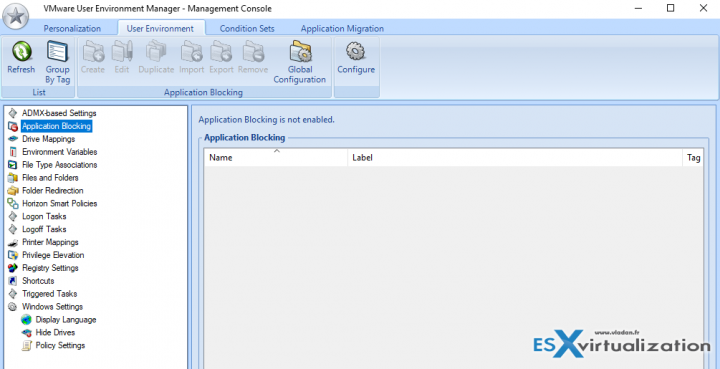 VMware User Environment Manager