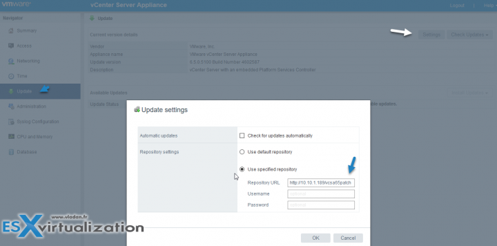 VMware VCSA 6.5 Offline patching