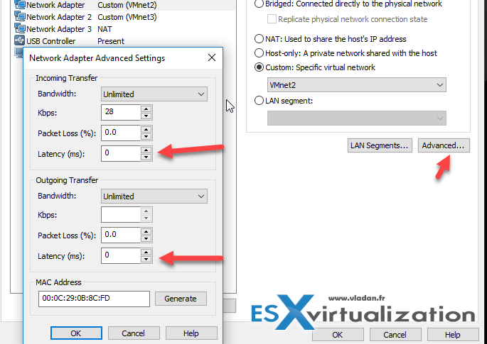 VMware Workstation 2017 Network Features