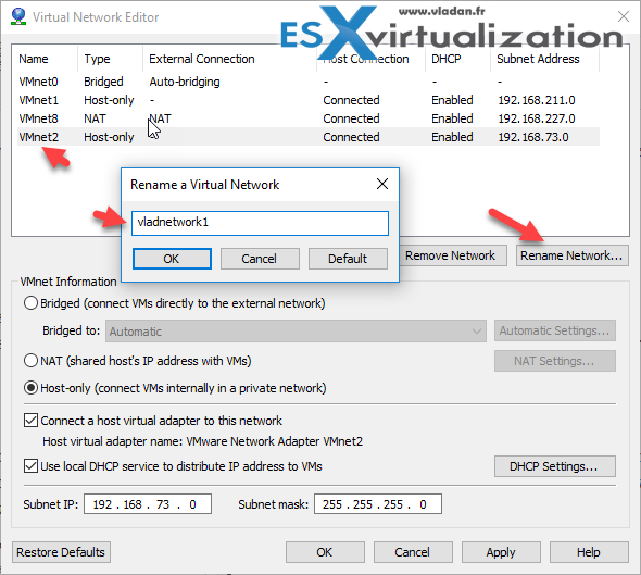 VMware Workstation 2017 Network Features