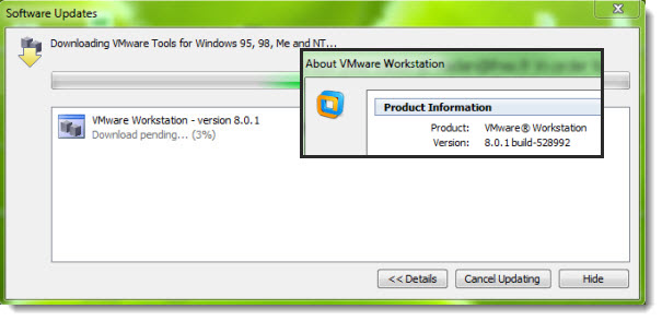 vmware workstation 8 tools download