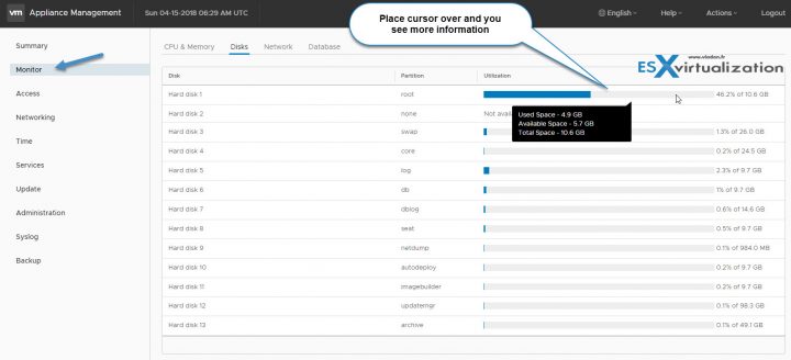 VMware vCSA 6.7