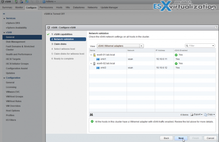 VMware vSAN 6.6 2-Network validation