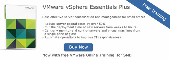 Free Training with VMware vSphere Essentials or Essentials plus Kit