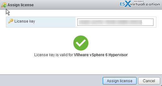 VMware vSphere Hypervisor license