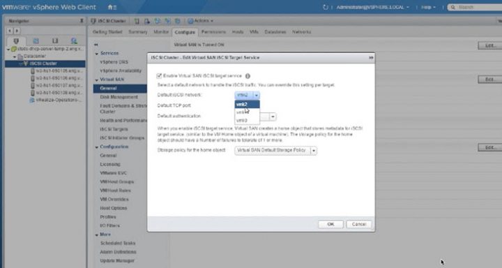 VMware VSAN 6.5 and iSCSI