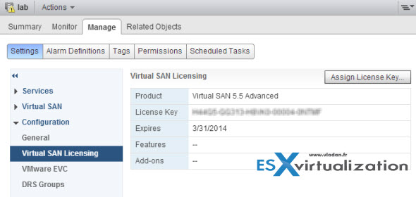 VMware vSphere VSAN license