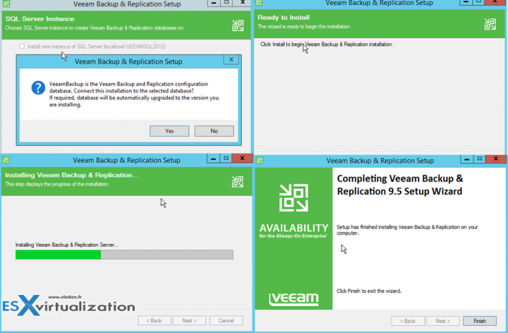 Veeam 9.5 how to upgrade