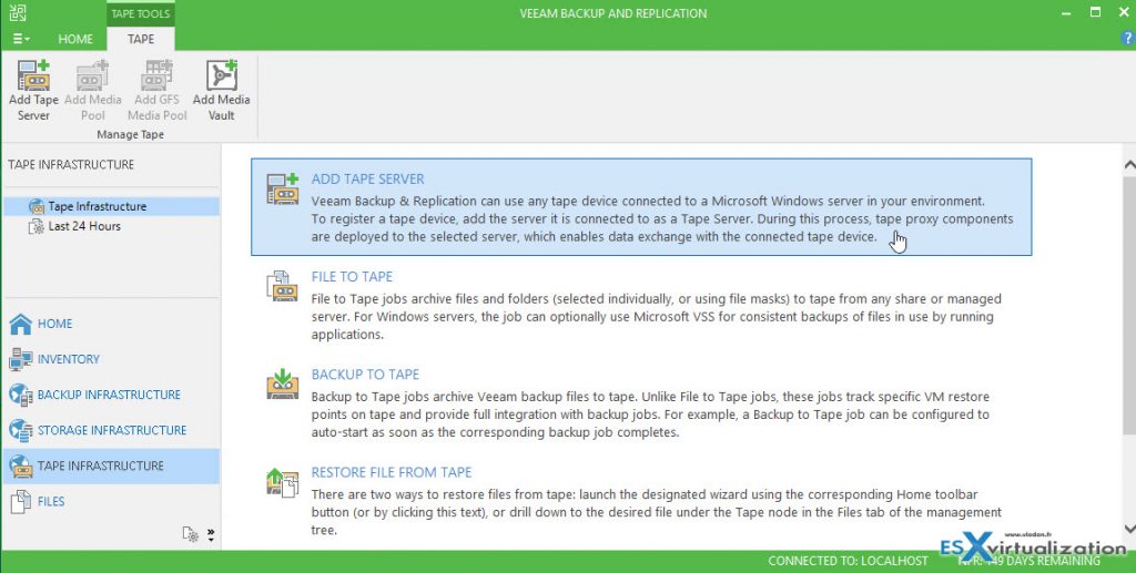 StarWind Virtual Tape Library (VTL) for Veeam and AWS further details ESX Virtualization