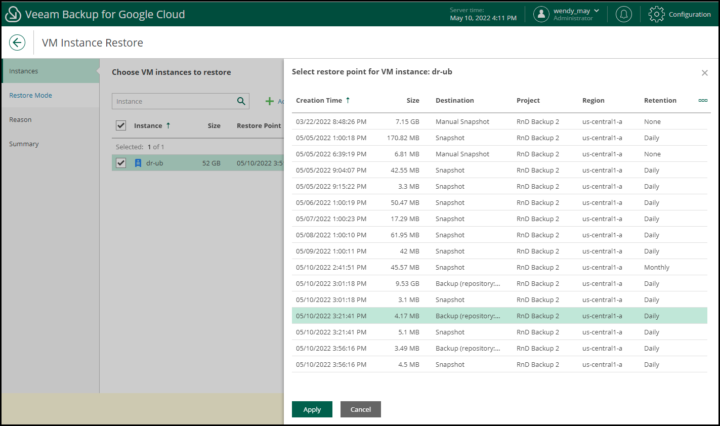 Veeam Backup for Google Cloud - 10 iinstances FREE