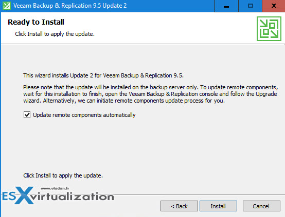 Veeam Remote Components Update