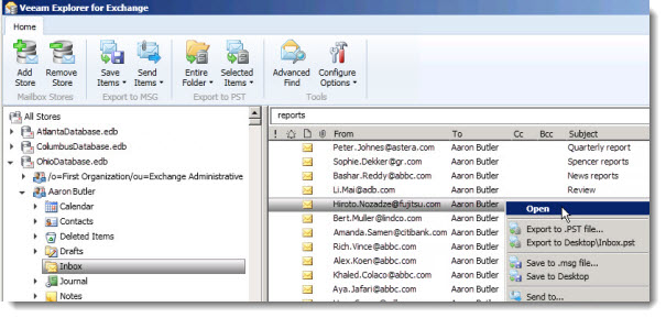 Veeam Explorer For Exchange