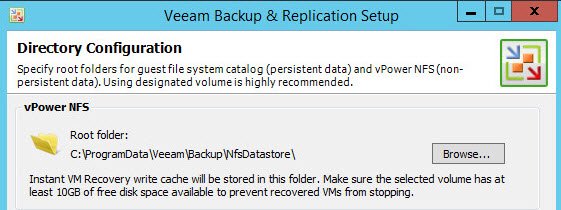 Veeam vPower NFS