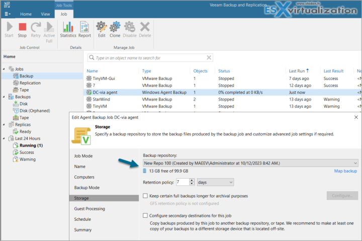 Veeam Backup - Verification after moving backups to a new repo