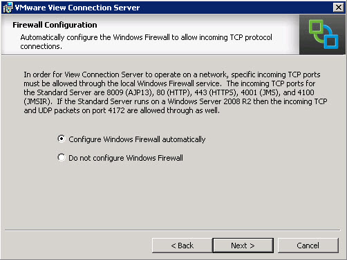 How to install VMware View Connection server 