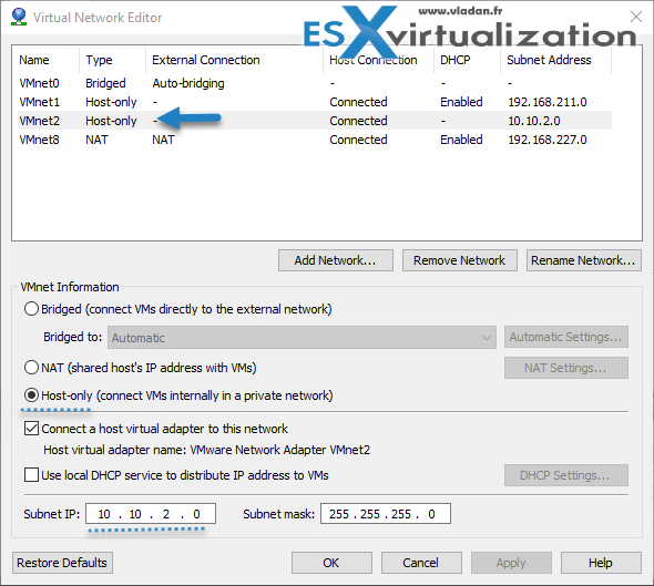 Virtual Network Editor