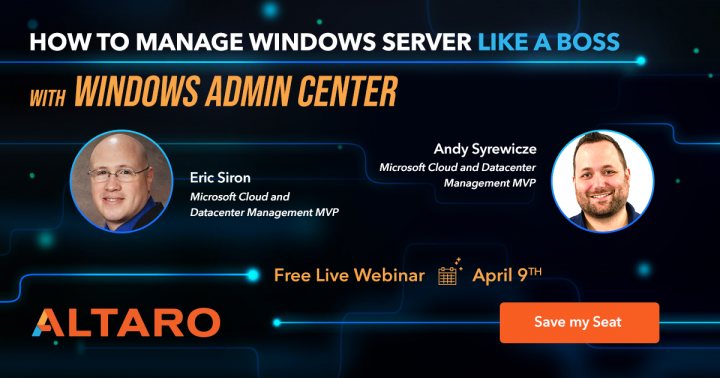 Windows Admin Center Deep Dive