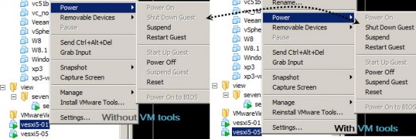 VMware Workstation - Nested ESXi hosts With and without tools installed